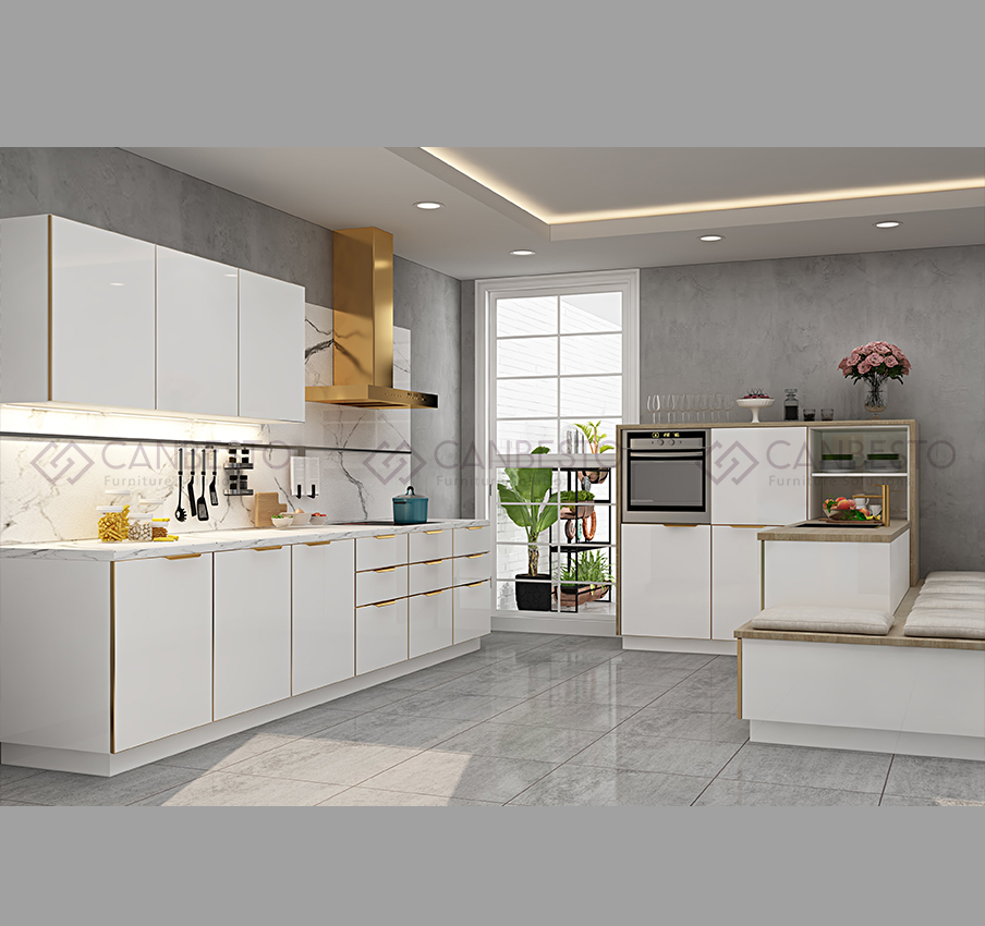 Canbesto: Tủ bếp nhôm kính, thiết kế nội thất tại Biên Hòa - Đồng Nai.
