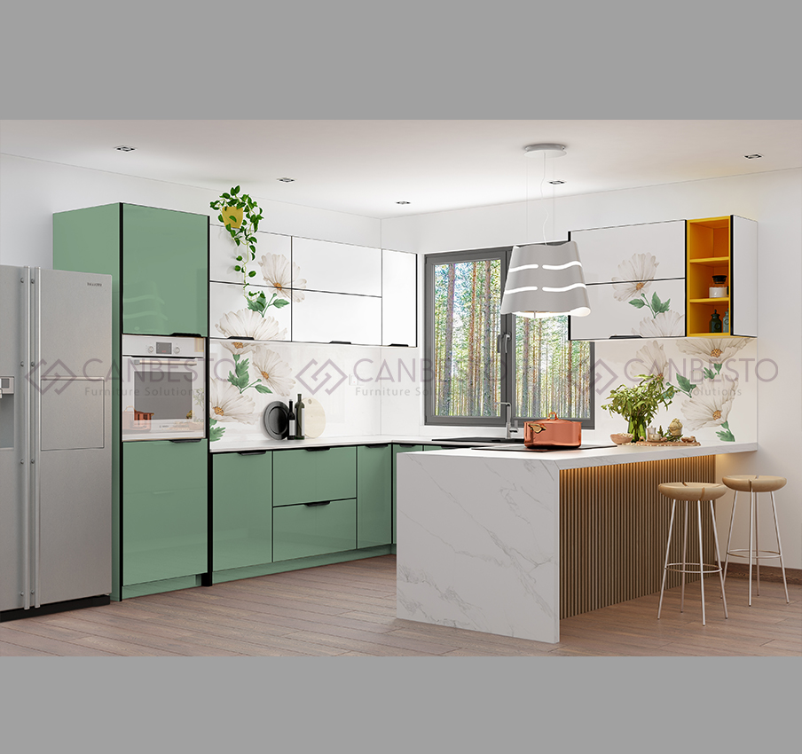 Canbesto: Tủ bếp nhôm kính, thiết kế nội thất tại Biên Hòa - Đồng Nai.
