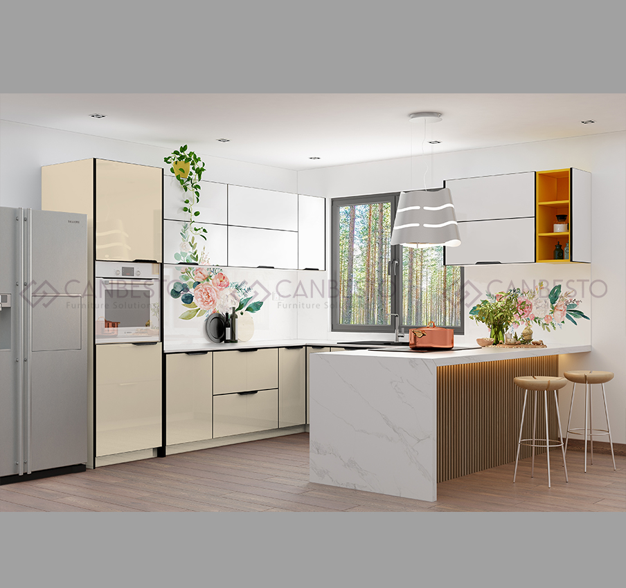 Canbesto: Tủ bếp nhôm kính, thiết kế nội thất tại Biên Hòa - Đồng Nai.