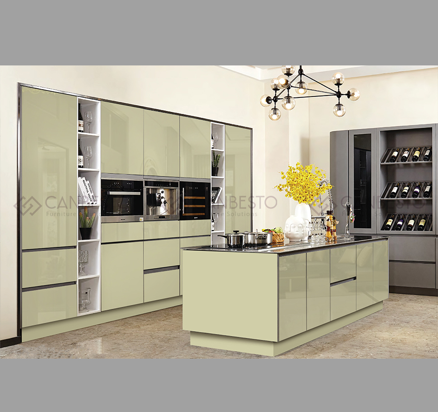Canbesto: Tủ bếp nhôm kính, thiết kế nội thất tại Biên Hòa - Đồng Nai.